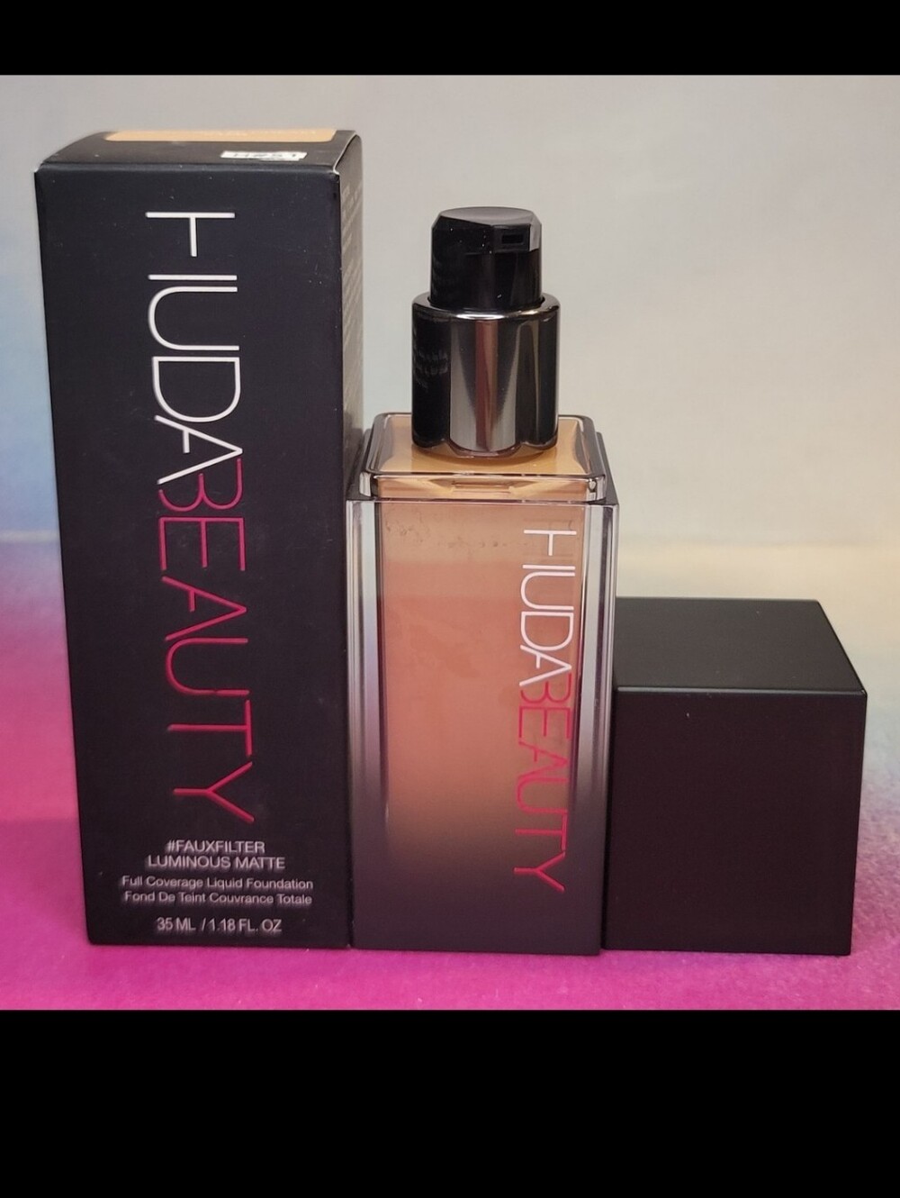 Huda Beauty Faux Filter Luminous Matte Liquid Foundation Peaches N Cream
